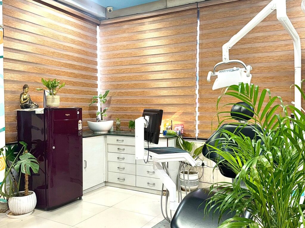 Treatment room at Dr. Gupta's Smile Clinic, VIP Road, Zirakpur