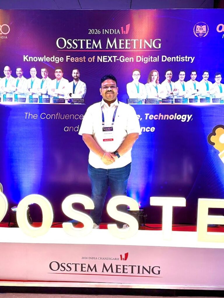 Dr. Mohit Gupta at the Osstem implant conference